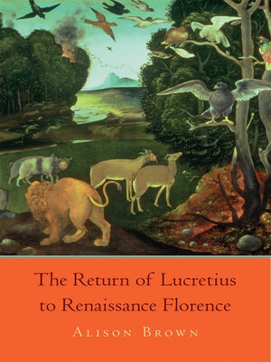 cover image of The Return of Lucretius to Renaissance Florence